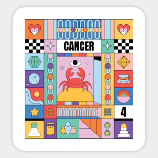 Cancer P R S I t shirt Sticker